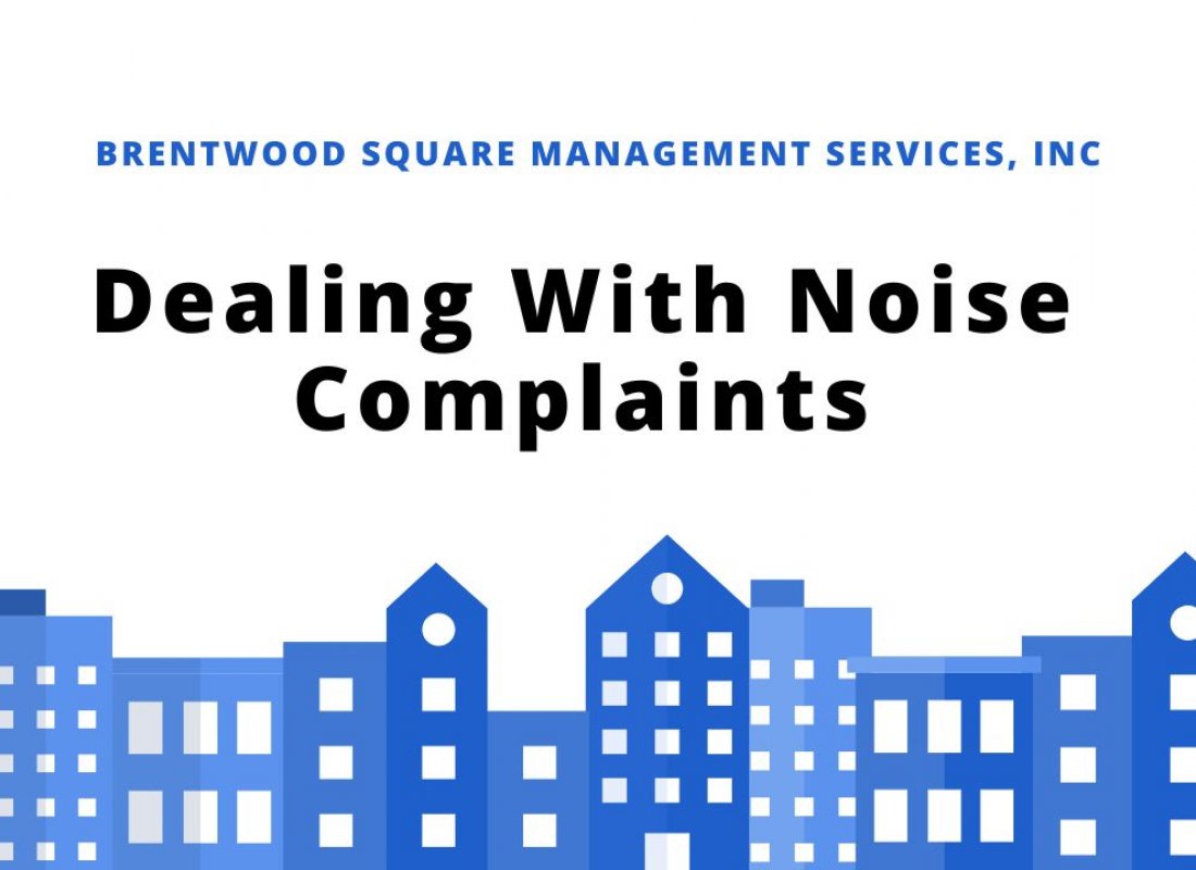 Dealing With Noise Complaints