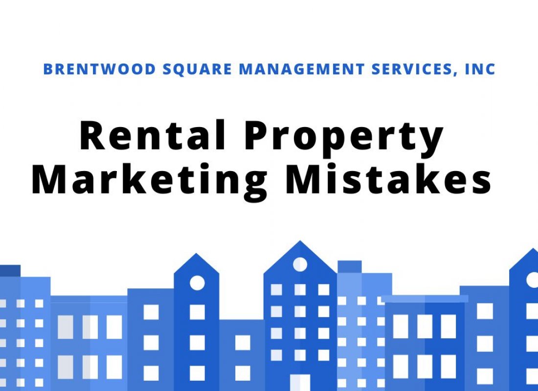 Rental Property Marketing Mistakes