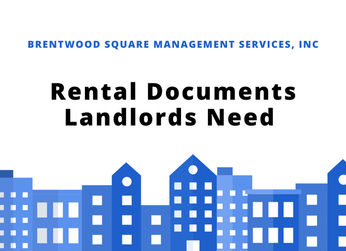 Rental Documents Landlords Need Rental Documents Landlords Need