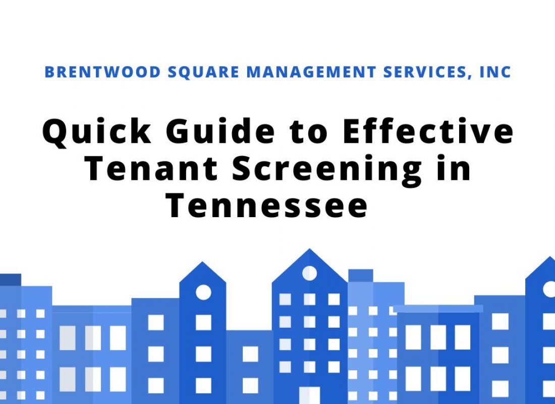 Quick Guide to Effective Tenant Screening in Tennessee