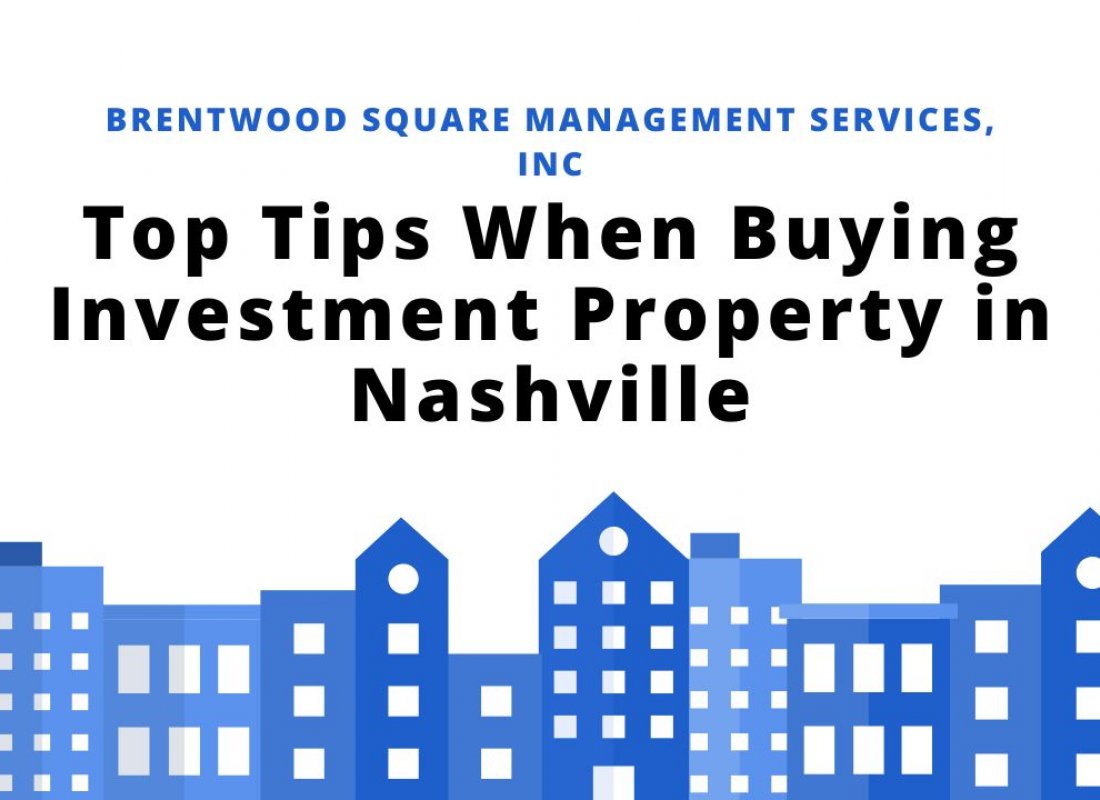 Top Tips When Buying Investment Property in Nashville