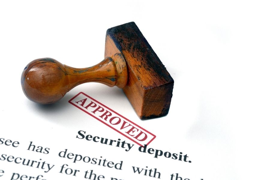 setting a security deposit limit